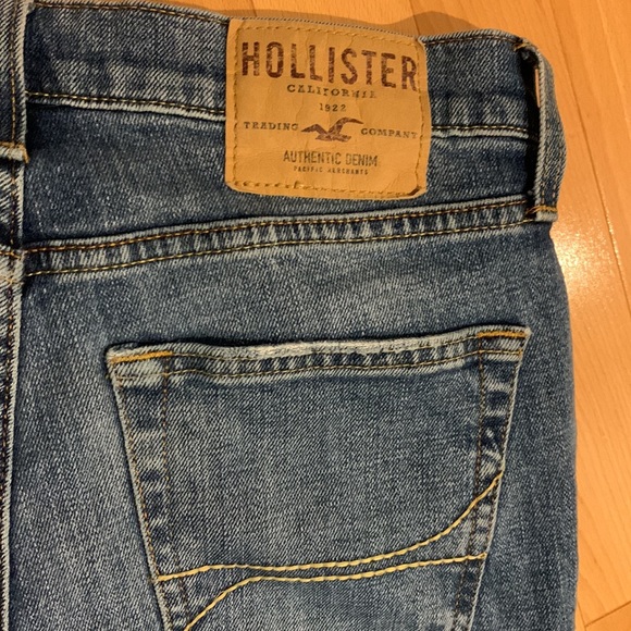 EUC Hollister Button Fly Skinny Blue Jeans 30x30 - Picture 11 of 16